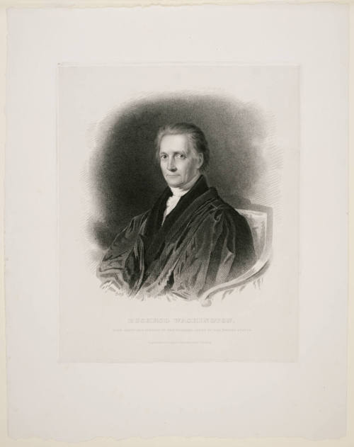 BUSHROD WASHINGTON.  LATE ASSOCIATE JUSTICE IN THE SUPREME COURT OF THE UNITED STATES.
Engrave ...