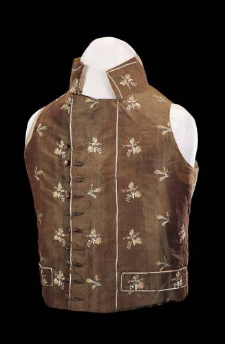 Waistcoat
Silk, linen, iron, wool
1775-1785