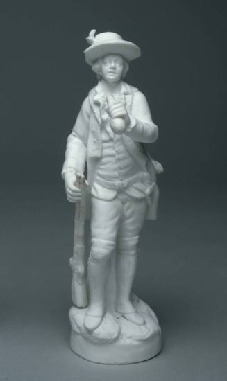 Figure of a Huntsman
Biscuit porcelain (hard paste)
c. 1789-1797
