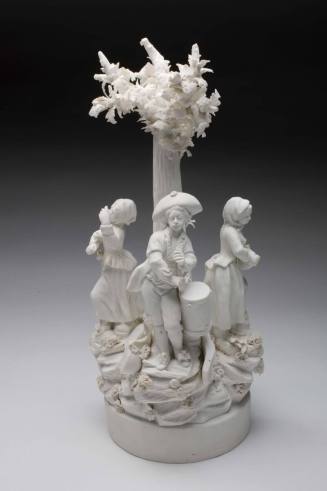 Group of country musicians,
c. 1789-1797,
Biscuit porcelain
