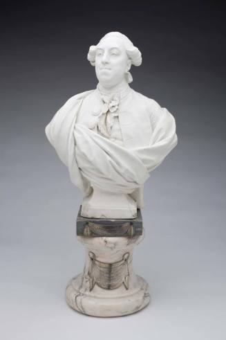 Bust of Jacques Necker,
Louis-Simon Boizot (Sculptor),
1789-1790,
Biscuit porcelain (hard pa ...