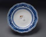 Society of the Cincinnati soup plate,
1784-1785,
Porcelain, enamel, gilt