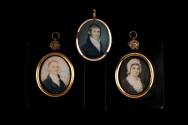 Group of miniature portraits
Thomas Beall, James Barroll, Anne Beall
Watercolor on ivory