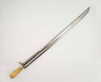 Sword
Bone, silver, steel
Late 18th century
