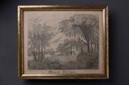 Mount Vernon
Artist:  Henrietta Burington
Graphite on paperboard
c. 1850-1860