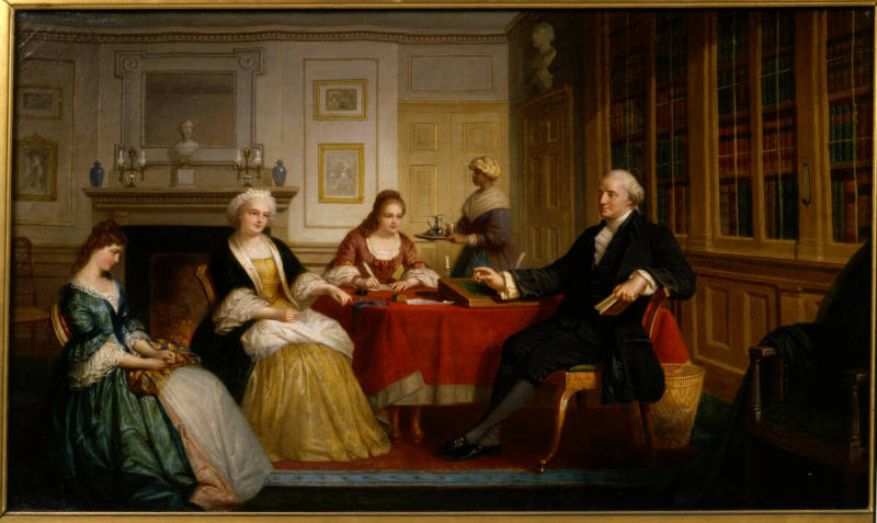 George Washington and Family
Artist:  Thomas Prichard Rossiter
Oil on canvas
1858-1860