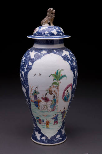 Covered vase
Porcelain, enamel
c. 1775