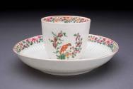Coffee cup and saucer
Maker:  Worcester Porcelain Manufactory
Porcelain (soft-paste), enamel, ...