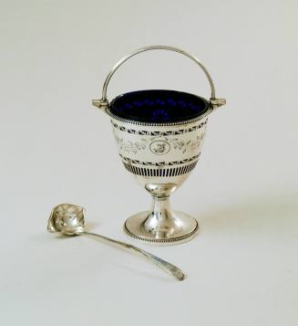 Cream Pail and Ladle
Fused silverplate on copper, glass
c. 1784