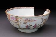Punch bowl
Porcelain (hard-paste), enamel, gilt
c. 1750