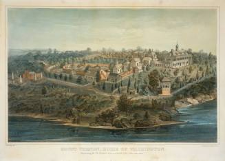 Mount Vernon, Home of Washington,
Thomas S. Sinclair (Lithographer),
Henry Whatley (Artist),
 ...