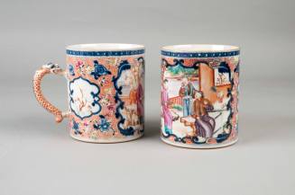 Pair of mugs
Porcelain (hard-paste), enamel, gilt
1780-1800