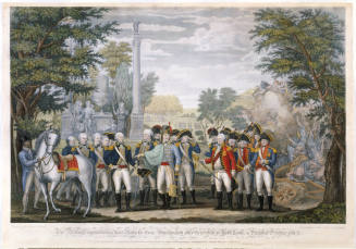 The British Surrender Their Arms to General Washington After Their Defeat at Yorktown in Virgin ...
