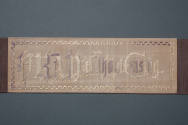 Bookmark
Silk on perforated cardboard
Maker:  Eleanor Parke Custis Lewis
Mid-19th century