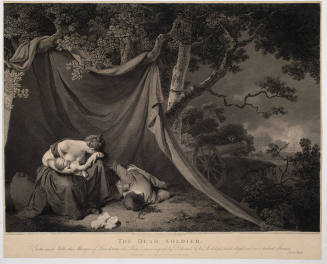 The Dead Soldier
Engraver and Publisher:  James Heath
After: Joseph Wright
May 4, 1797