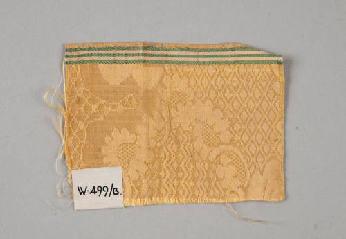 Fabric fragment
Silk
1730-1740