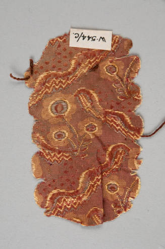Dress fragment
Silk
1745-1755