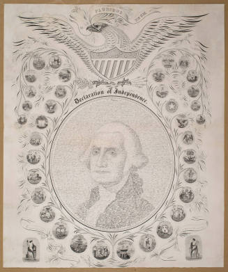 Declaration of Independence
Paper, ink, board
Artist:  W. H. Pratt
c. 1865