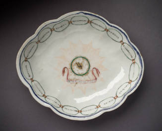 States china dish
Designer:  Andreas Everardus van Braam Houckgeest
Made:  China
Porcelain ( ...
