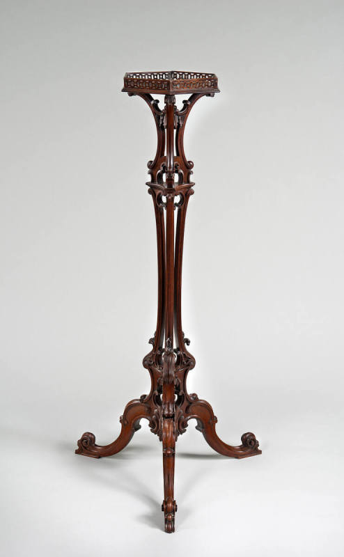 Candlestand
Probable maker:  James Allen
Mahogany
1759