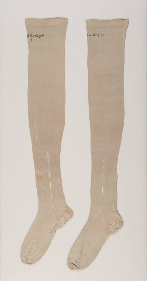 Pair of silk stockings
Silk
18th century