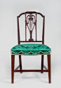 Aitken side chair
Maker:  John Aitken
Mahogany, light wood inlay (primary), secondary not cur ...