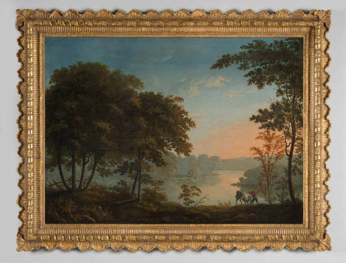 View of the North [Hudson] River (Morning)
Artist:  William Winstanley
Oil on canvas
c. 1793