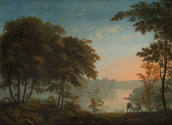 View of the North [Hudson] River (Morning)
Artist:  William Winstanley
Oil on canvas
c. 1793