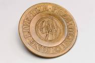 Inaugural button
Copper alloy
c. 1789-1797