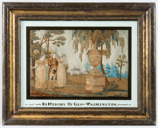 Embroidery of In Memory of Genl. Washington
Maker: unknown
After: Samuel Seymour
Early 19th  ...