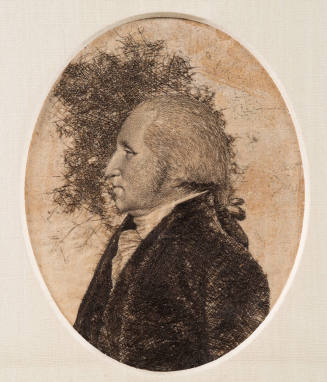 George Washington
Maker: Ellen Sharples, after James Sharples
Silk
c. 1797