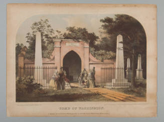 Tomb of Washington,
Robertson, Seibert & Shearman (Lithographer),
N. S. Bennett (Publisher),
 ...