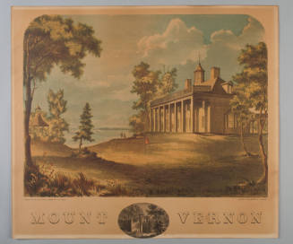 Mount Vernon,
C. H. Wells (Artist), 
F. Collins (Printer),
c.1859,
Ink on paper; chromolith ...