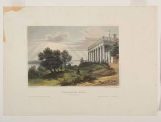 Washington's House Mount Vernon,
Herrmann J. Meyer (Publisher),
c.1852-1853,
Ink on paper; c ...
