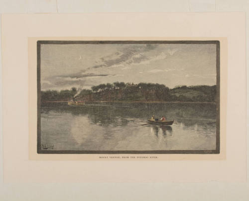 Mount Vernon, from the Potomac River,
Frederick B. Schell (After)