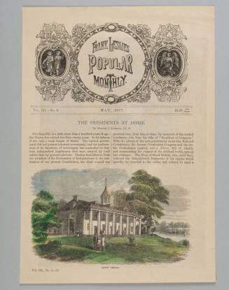 The Presidents at Home. Mount Vernon,
Frank Leslie's Popular Monthly (Publisher),
May 1887