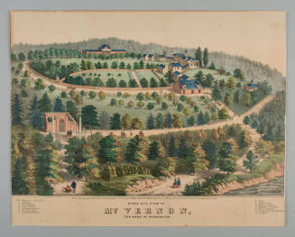 Bird's Eye View of Mt. Vernon, the Home of Washington,
G. & F. Bill (Publisher),
1859