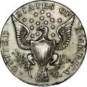 Washington Half Dollar,
Peter Getz (Engraver),
1792,
Copper