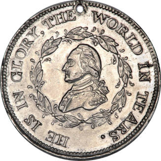 Funeral Urn medal,
Tin