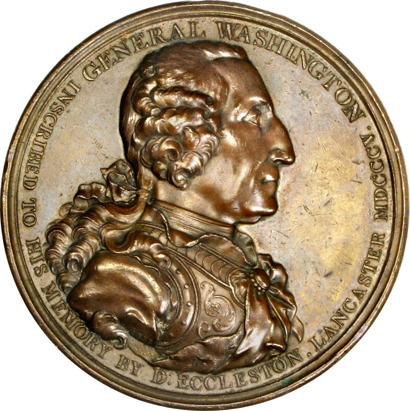 Eccleston medal,
Thomas Webb (Engraver),
Daniel Eccleston (Publisher),
c. 1805,
Bronze