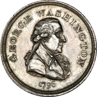 Repub. Ameri. medal
Thomas Wyon (Engraver)
Joseph Wright (After),
c. 1800,
Copper