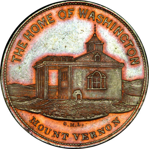 Sage's Historical Token #7/The Home medal,
George Hampden Lovett (Engraver),
1860,
Copper