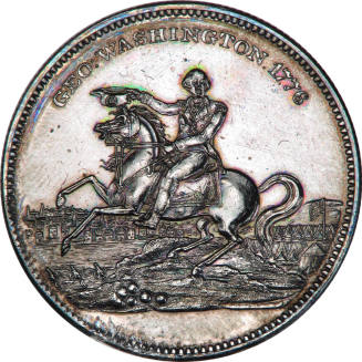 Pro Patria medal,
Robert Lovett Jr. (Engraver),
c. 1860,
Silver