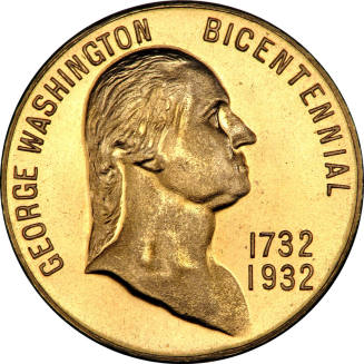 Medal,
Whitehead & Hoag Company (Maker),
1932,
Brass