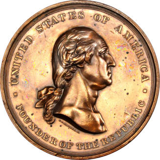 International Medical Congress medal,
Jean-Antoine Houdon (After),
Charles E. Barber (Engrave ...