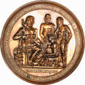 International Medical Congress medal,
Jean-Antoine Houdon (After),
Charles E. Barber (Engrave ...