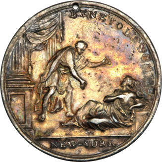 Washington Benevolent Society medal,
John Reich (Engraver),
1808,
Silver
