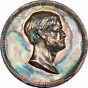 Ulysses Simpson Grant medal,
19th Century,
Silver