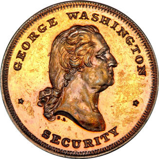 Pro Patria medal,
Robert Lovett Jr. (Engraver),
c. 1860,
Copper