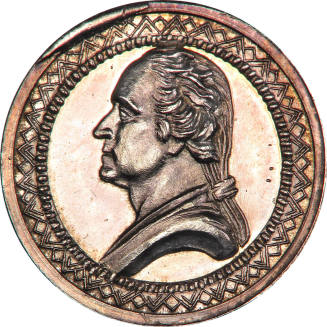 Ejusque Libertate medal,
19th Century,
Silver
